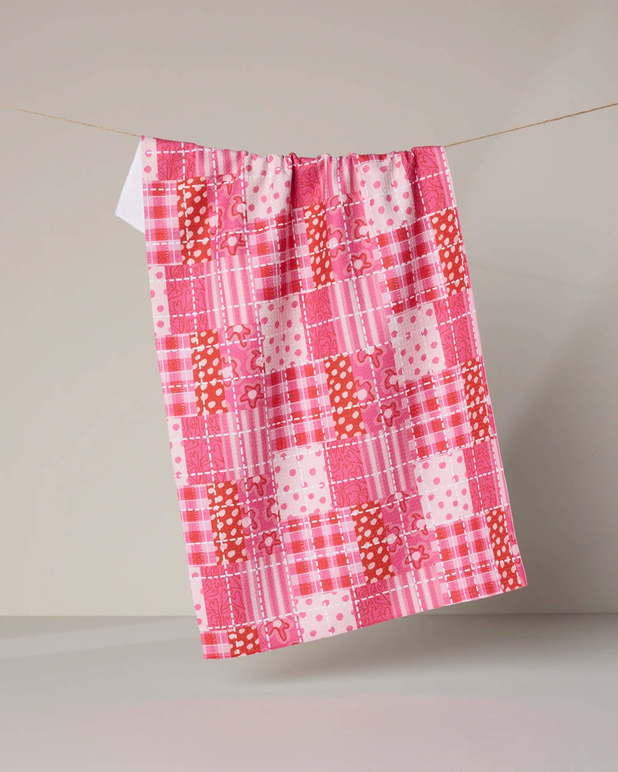 Geometry Amor Amor Tea Towel