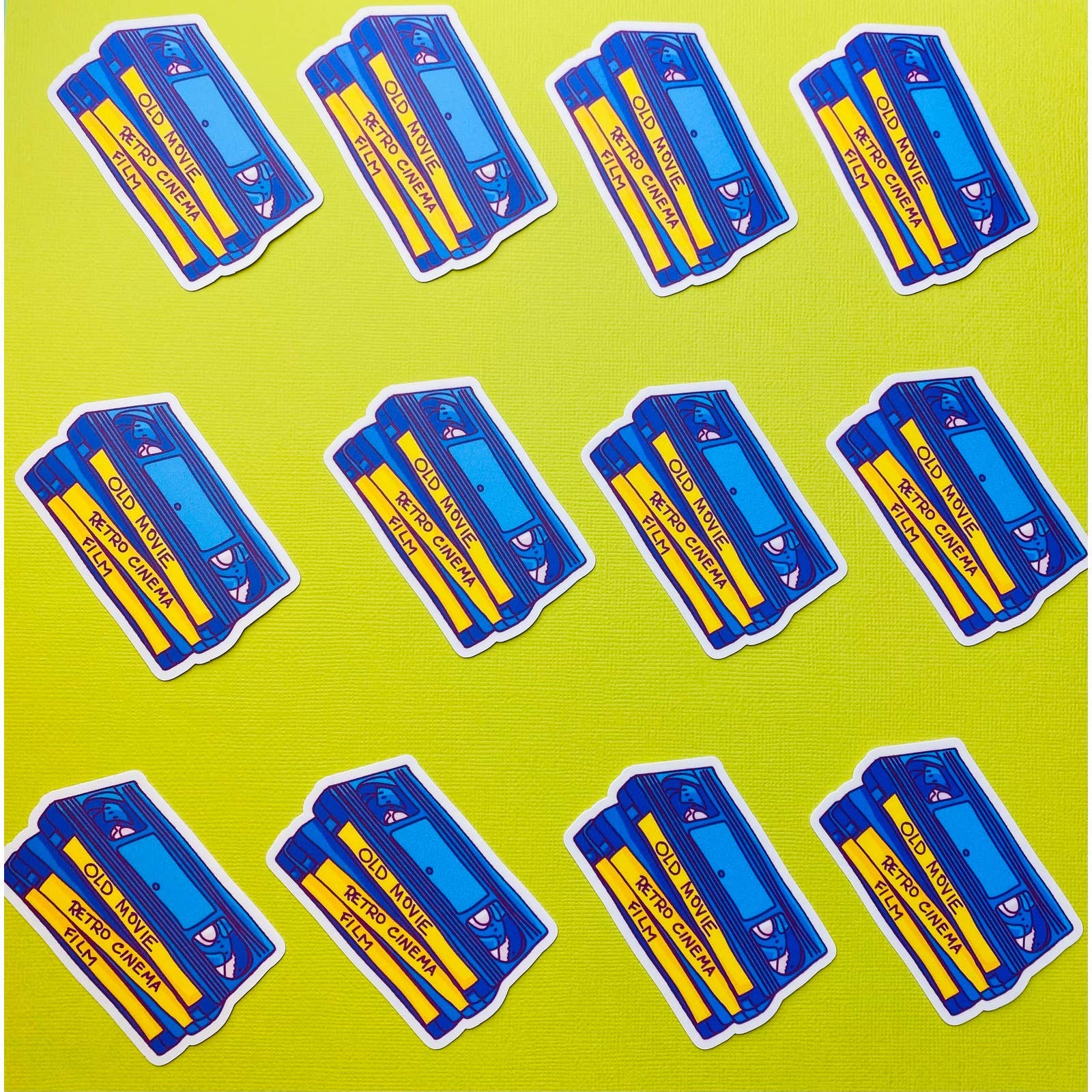 Retro Rewind Sticker Eighties Sticker 90s Throwback Edition