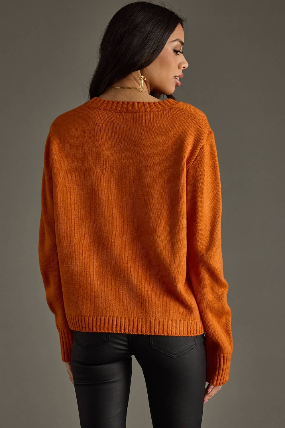 Orange Game Day Sweater