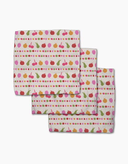 Fruits At The Party Dishcloth Set