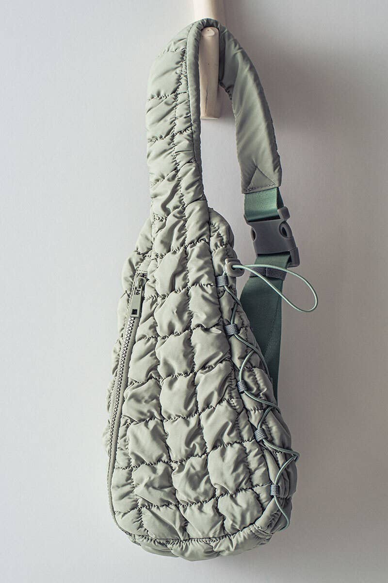 CROSSBODY QUILTED SLING BAG