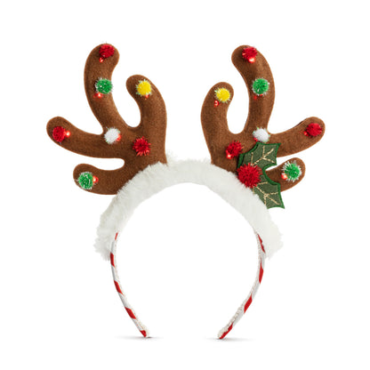 Lit Reindeer Antlers Headband