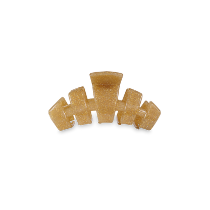 Classic Gold Glitter Tiny Hair Clip